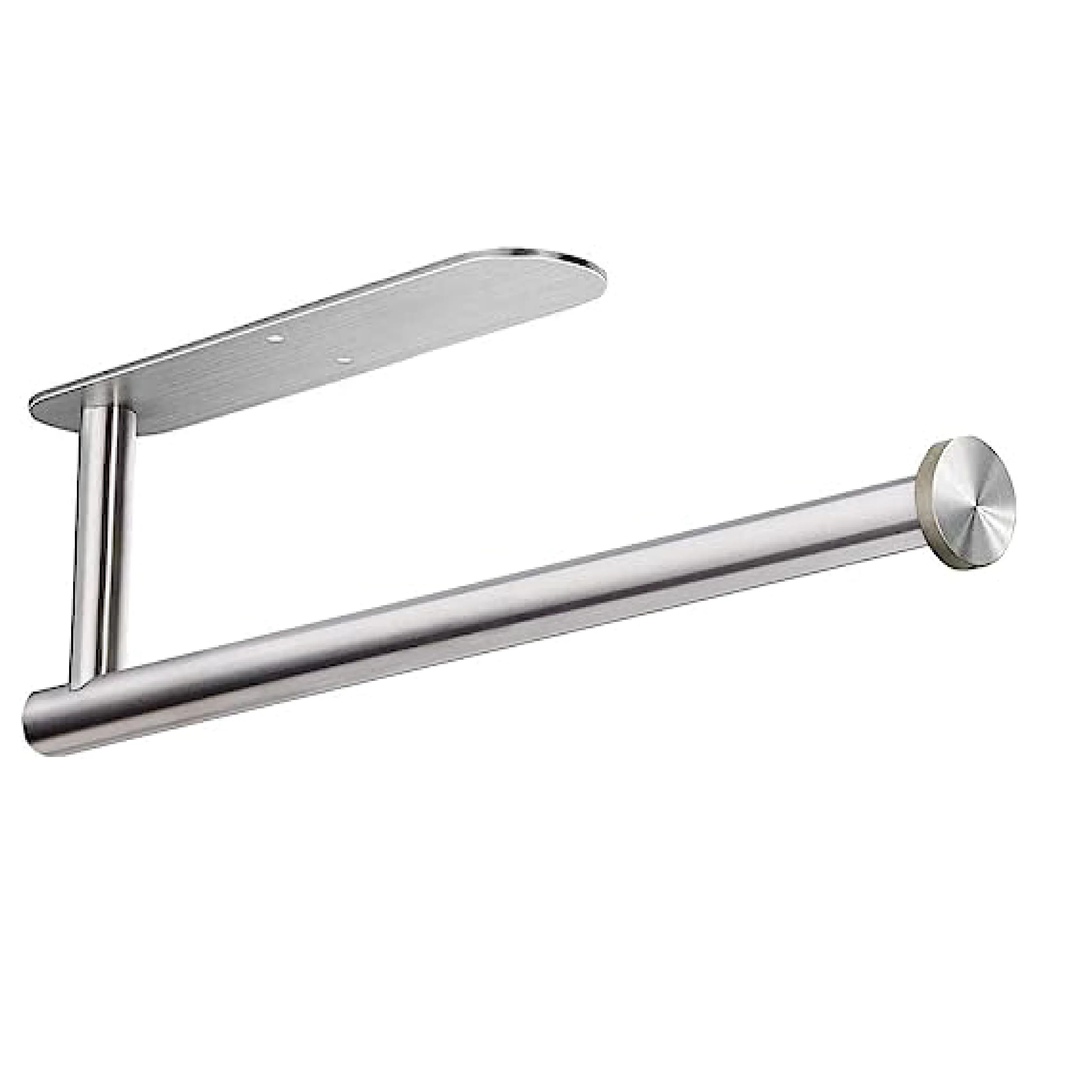 Stainless Steel Kitchen Paper Towel Roll Holder Both Available in Adhesive and Screws