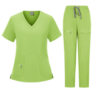Hospital Scrub Uniform Split Set Unisex Moisture Wicking All Sizes Available - Product Image 5