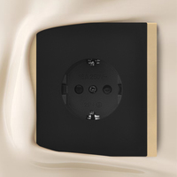 Enchufe de Pared WESA 16A, 1 Tomacorriente, Estándar Europeo Schuko, Diseño Moderno y Lujoso