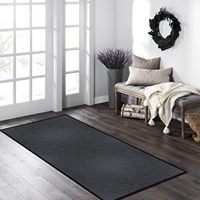 Outdoor Polyester Striped Non-Slip Runner Rug & Carpet Runner | Waterproof PVC Backing Floor Runner for Hallway