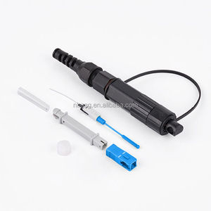 Presa di fabbrica HW montaggio rapido a bassa perdita di inserzione connettore veloce in fibra ottica <span class=keywords><strong>SC</strong></span> APC <span class=keywords><strong>SC</strong></span> UPC Hot Melt impermeabile per FTTH - Product Image 1