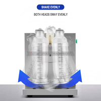 Machine à secouer le thé au lait à bulles commerciale pour le marché, machine à secouer le thé au lait au citron avec un ensemble complet d'équipements pour le thé au lait