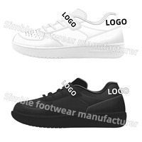Chaussures de sport décontractées personnalisées avec logo, Zapatos De Campus OEM, chaussures de skate blanches pour enfants, chaussures d'étudiant, chaussures de planche à roulettes pour enfants