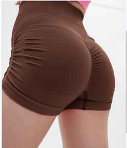 Aangepaste Dames Sexy Kont Butt Lift Push-Up Vrouwen No Tie Dye Scrunch Naadloze Yoga Shorts Voor Dames - Product Image 3