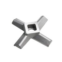1 חתיכה Mincer סכין #8 חלקי חילוף החלפת 996510058566 עבור פיליפס HR2526 HR2730/35 נירוסטה מטחנת בשר להב