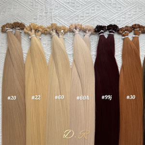 2025 en kaliteli çift Drawnk ucu saç Prebonded Keratin saç ekleme K ucu Keratin, çift çizilmiş, euroeurohair uzatma - Product Image 3