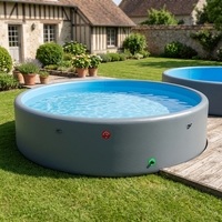 Fabrikneues aufblasbares Drop-Stitch-Schwimmbecken für Kinder und Neugeborene – umweltfreundliches Familien-Gartenbecken für den Sommer