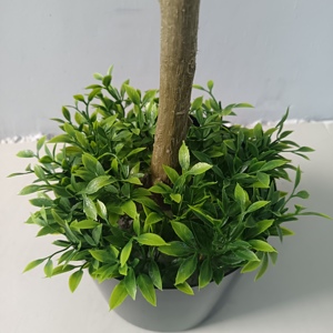 Vente flash Arbre artificiel réaliste <span class=keywords><strong>à</strong></span> dégradé Grand arbre d'eucalyptus Feuilles Salon Maison Jardin Décoration Plantes artificielles Feuilles - Product Image 5