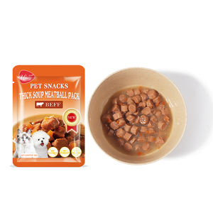 Trozos en salsa Comida para mascotas 80g Trozos húmedos para gatos Partículas de carne Logotipo privado Comida húmeda Bolsa para tratar - Product Image 3