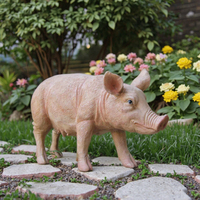 Statues de Famille d'Ours de 17,2 pouces, Décoration de Jardin, Artisanat en Résine, Sculpture d'Animaux Sauvages Noirs, Figurine en Polyrésine, Cadeau