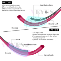 Veyes Inc 15ml Waterproof Liquid Latex Free Lashes Super Bonder Eyelash Glue Primer Adhesive Accelerated Curing Maximized Bottle
