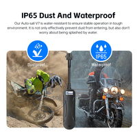 Autosali Mini V7, Rastreador GPS Impermeable para Automóvil, Rastreo LBS en Tiempo Real, Sensor de Luz, Alarma de Exceso de Velocidad para Autos y Camiones