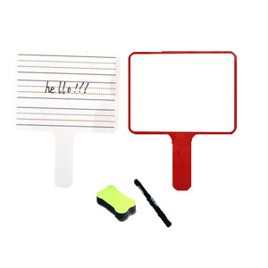 Cầm tay bảng trắng nhỏ hai mặt viết có thể xóa được học sinh với một thẻ trả lời nhanh tiếng anh bảng viết bốn dòng - Product Image 3