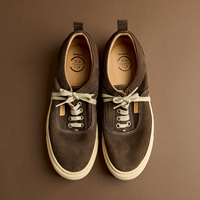 Chaussures de skate décontractées vintage pour hommes, personnalisées OEM, à semelle épaisse, minimalistes, faites à la main, respirantes, en cuir pleine fleur
