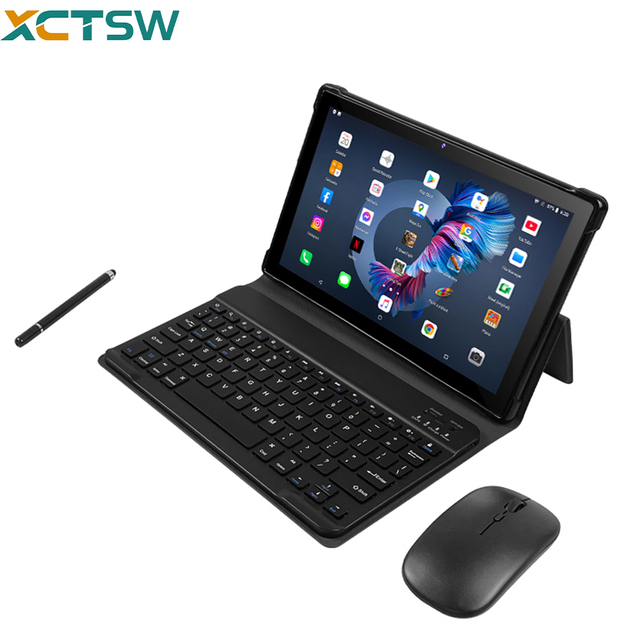 New NPad 19 Tablet 10.1" 800x1280 Display Android 14 12GB/512GB 7000mAh Battery Dual 8MP Cameras USB-C 5G Business Tablet
