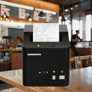 Sunson เครื่องพิมพ์ใบเสร็จความร้อน80มม. 203dpi, เครื่องตัดอัตโนมัติ usa/wifi // LAN รับประกัน1.5ปีสำหรับสินค้า - Product Image 6