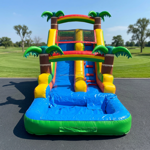 Tobogán Acuático Inflable Comercial <span class=keywords><strong>de</strong></span> PVC para Niños <span class=keywords><strong>con</strong></span> Dos Carriles para Adultos, <span class=keywords><strong>con</strong></span> <span class=keywords><strong>Piscina</strong></span>, Apto para <span class=keywords><strong>Alquiler</strong></span> en Fiestas <span class=keywords><strong>de</strong></span> Jardín - Product Image 3