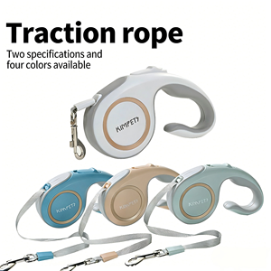 Correa Retráctil Ergonómica en Forma de C para Perros <span class=keywords><strong>2026</strong></span>, Duradera, Ajustable de 3M/5M, Cuerda para Mascotas para Exteriores, de ABS y Poliéster con Cintas - Product Image 3