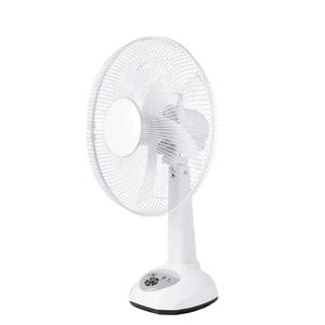 AC DC 12 Zoll USB wiederauf ladbarer Schütte lkopf High Wind Luft zirkulation Elektrisch mit Leucht tisch Solar ventilator - Product Image 2