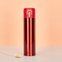 Precio al por mayor: Termo de acero inoxidable con tapa de rebote de 350ml y 500ml, con logotipo personalizado y hebilla.