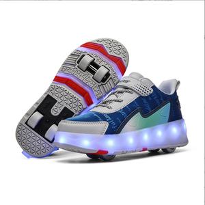 Chaussures de skate à roulettes pour adultes <span class=keywords><strong>et</strong></span> enfants, 4 roulettes, nouveauté, vente en gros, - Product Image 5