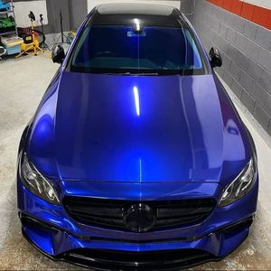 لون أزرق ملفوف للسيارة PPF M * 18M ملصقات جسم فيلم مصدر لون بلاستيكي - Product Image 2