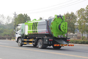 Camión de Alcantarillado de Vacío Euro 3 de 10000L con Transmisión Manual de Alta Calidad, con Tanque de Succión de Aguas Residuales Diésel para Limpieza de Alcantarillado - Product Image 4