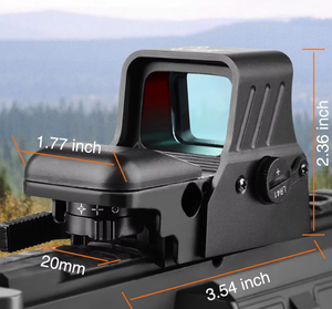 सीवीलाइफ में बेहतर त्वरित-डिच माउंट रेड डॉट मल्टीपल रीटिकल सिस्टम 33 मिमी चौड़ा उद्देश्य एल्यूमीनियम सामग्री जलरोधी सुविधा - Product Image 5