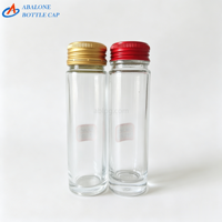 Bouchon en aluminium de 38 mm pour bouteille en verre de 100 ml pour boisson à la rose, fermetures résistantes aux hautes températures