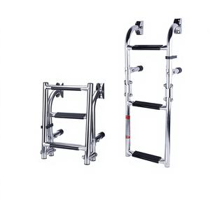 Escalera Plegable de Acero Inoxidable Más Vendida para Embarcaciones de Expedición, Yates y Otros Embarcaciones para Subir a Bordo, Herraje Marino Transfronterizo - Product Image 3