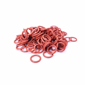 Joints toriques en caoutchouc silicone, diamètre du fil 2,5 mm, étanches, pièces standard, couleur rouge brique - Product Image 3