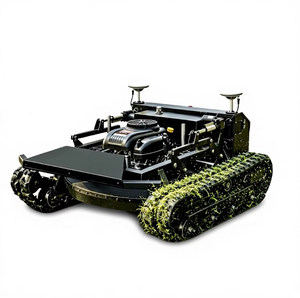 Cortacésped Híbrido a Control Remoto, Altura de Corte Ajustable de 2-15 cm, Motor de 22 HP, Máquina Desbrozadora Todoterreno para Pendientes - Product Image 4