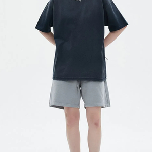 Streetwear gráfico Unisex camisetas de gran tamaño impreso Tee Drop Shoulder Sport Running Gym Boxy Fit logotipo personalizado moda al por mayor - Product Image 4