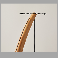 Lampadaire LED moderne nordique pour salon chambre chêne décoratif support d'angle Vertical E27 Simple créatif personnalisé
