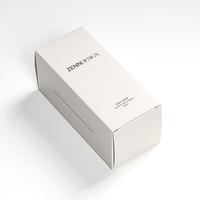 Boîte en carton personnalisée de luxe pour cosmétiques et soins de la peau, impression UV à feuille d'or, recyclable, pour crèmes visage et fards à joues