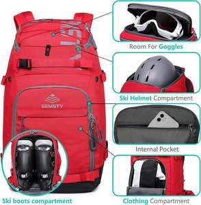 Luxurg Ski <b>Backpack</b> Excellent Quality With Hanging Board Large Capacity Snowshoe Bag Outdoor Ski Bag <b>for</b> Women <b>Men</b> - Product Image 6