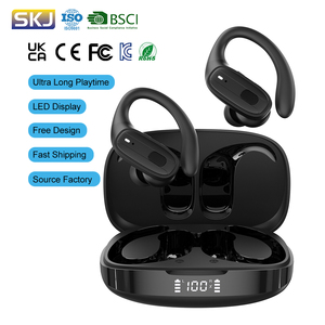Giá thấp ecouteur <span class=keywords><strong>Bluetooth</strong></span> 5.3 Tai nghe Earhook tai nghe chống thấm nước Fone de ouvido <span class=keywords><strong>bluetooth</strong></span> thể thao Earbuds với LED hiển thị - Product Image 1