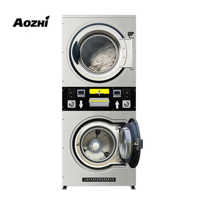 Extracteur de <span class=keywords><strong>lave</strong></span>-<span class=keywords><strong>linge</strong></span> séchant à pile commerciale professionnelle à haut rendement Machine à laver <span class=keywords><strong>et</strong></span> sèche-<span class=keywords><strong>linge</strong></span> d'emballage - Product Image 6