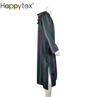 Robe musulmane arabe pour homme de grande taille du Moyen-Orient 2025, imprimé rayé doux, robe musulmane d'hiver avec capuche, arabe pour les vacances