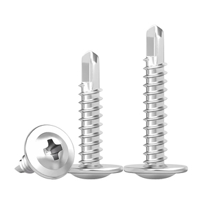 Bibo Yaente Factory 410 Stainless Steel Large <b>Flat</b> Head Self-drilling <b>Screw</b> Round Head with Self-drilling <b>Screw</b> Yaente Factory 4 - Product Image 1