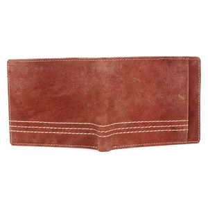 Wholesale Unisex Simple Style Genuine Leather Wallet Open RFID Long Length Money Card Holder Hot <b>Sale</b> Canvas Lining <b>Coin</b> Pocket - Product Image 5