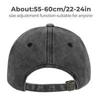 Casquettes de baseball en coton délavé à motifs personnalisés, style vintage, unisexe, type chapeau de cowboy, idéales pour les chauffeurs de camions classiques - Vente en gros usine