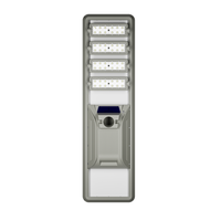 Farola Solar LED Regulable CHZ con Tecnología de Iluminación Adaptativa, Lámpara para Exteriores