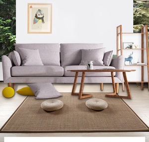 Hiện đại tự nhiên sisal Thảm phòng Mat Non-Slip cao su được hỗ trợ khu vực thảm cho thanh thiếu niên phòng khách văn phòng Thảm tập thể dục cầu nguyện - Product Image 6