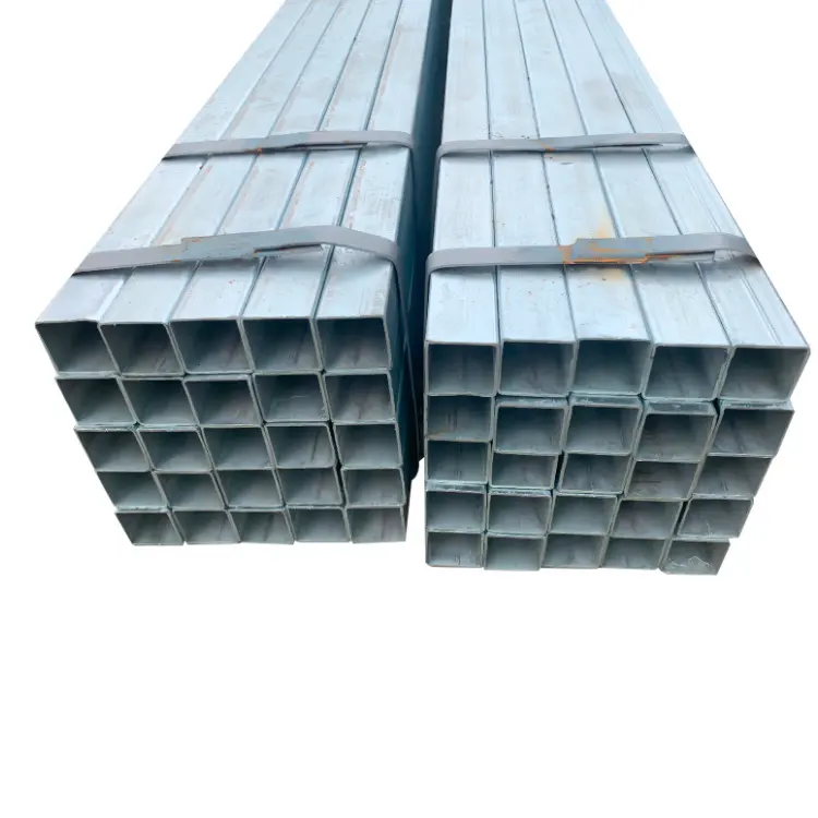 High quality of carbon steel galvanized box section square tube with best price