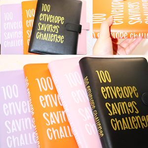 Journal de suivi du planificateur budgétaire personnalisé écologique 100 jours 52 semaines livre de défi d'épargne en espèces avec enveloppes - Product Image 5