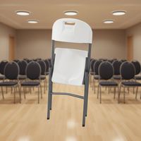 Chaise de bar pliante en acier, portable, durable, design moderne, tabouret de bar en métal, gain de place, empilable, résistant aux intempéries, pour salon, atelier