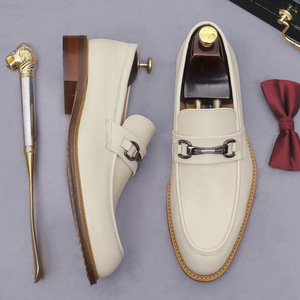 Nouvelles chaussures de ville en cuir véritable – élégantes, en cuir souple, à enfiler, confortables et respirantes - Product Image 5
