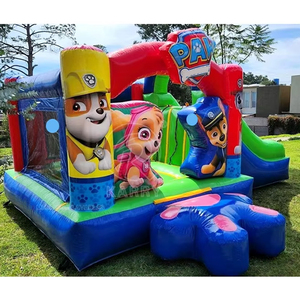 Castillo Inflable Comercial de PVC con Diseño de Patrulla Canina, Brincolín Inflable para Niños, Juegos Inflables para Fiestas - Product Image 1
