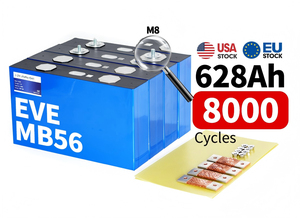 أحدث خلايا بطارية ليثيوم فوسفات حديدية منشورية <span class=keywords><strong>3.2</strong></span> فولت لعام 2025 من إيف إم بي 56 بسعة 560 أمبير ساعة و628 أمبير ساعة، متوفرة في المخزون الأوروبي - Product Image 2